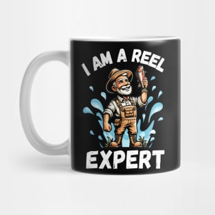 I Am A Reel Expert Fisherman Humor Mug